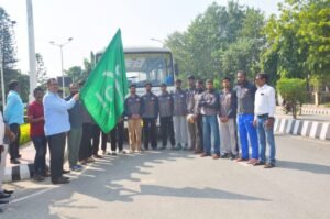 पूर्वी क्षेत्र अंतर-विश्वविद्यालयीय वालीबाल प्रतियोगिता के लिए पीयू टीम रवाना